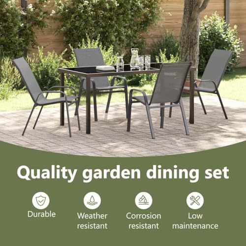 Ensemble de salle à manger pour jardin moderne pour terrasse