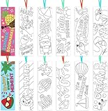 Complete Artistic Set: Includes 72 premium bookmarks featuring 12 unique artistic designs with 6 pieces per style, accompanied by 3 bundles of colored ribbon for creating elegant tassels. This generous quantity provides excellent value for book club ...