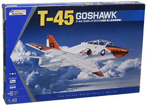 Kinetic K48038 T de NP-45 A/C Goshawk Bleu Marine Trainer Jet Avion 1/48