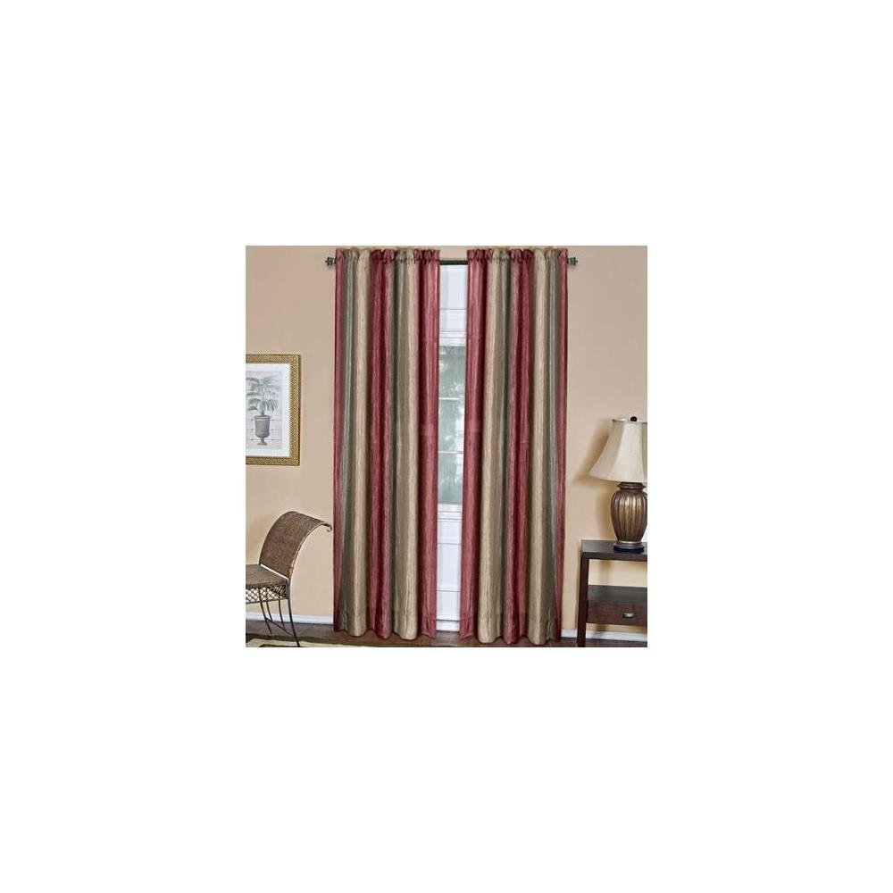 ACHIM Ombre Panel Room Darkening Window Curtain, 84 Inch Length, 50 Inch Width