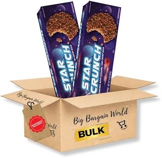 Big Bargain World Gift Box Pack Starcrunch Snack Cake Cookie Box Pack Treat Snack Chocolate Cookie Snacks, 2 Pack Box Ideal for any occasion Bonus Bookmark..