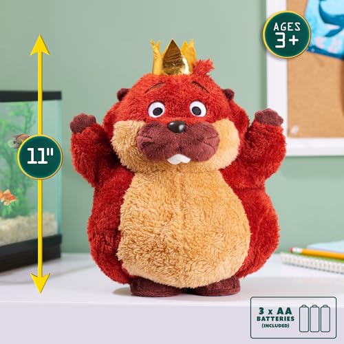 Disney and Pixar's Hoppers Workin' Out King George Feature Plush - Talking & Moving Plush Toy for Kids and Movie Fans, Inspired by The Hoppers Movie, Kids Toys for Ages 3 Up by Just Play by Just Play - Image 8