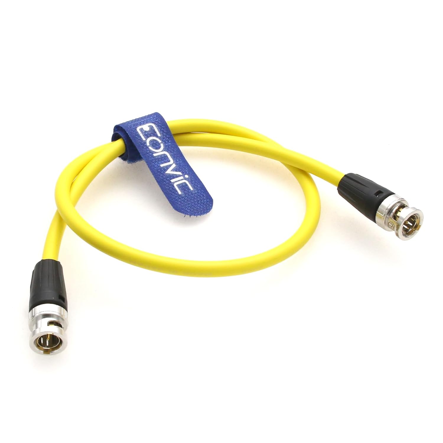 Eonvic 12G HD SDI Right Angle BNC to BNC Coaxial Cable Male to Male 4K Video Camera Monitor CCTV Camera Surveillance Cables