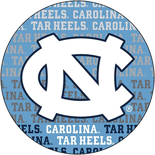 UNC Tarheels 4 Inch Round Word Magnet Officially Licensed Collegiate Product