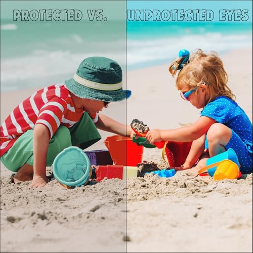 Image of Kid's Sunglasses (4-12 Years) | UV400 Protection, Stylish & Durable | Comes with Protective Case for Safe Storage
