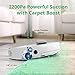 360 S5 Robot Aspirador, Tecnología láser, Potencia Succión 2200 Pa, Gestión y...