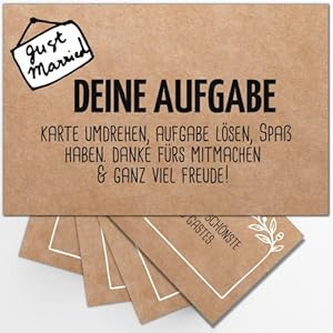snaPmee Just Married Hochzeitsspiel mit 108 Aufgaben