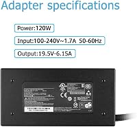 IPWRPRO 120W Laptop Töltő MSI Gamer Laptopokhoz - Kompatibilis GF63, GS65, GL62M Sorozatokkal - 5.5×2.5mm Csatlakozó 5