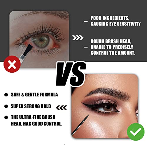 Muselash EYELASH ADHESIVES π¦ππ½π²πΏ ππΌπΉπ± Muselash Latex Free False Eyelashes Glue Super Hold Clear Waterproof Strip Lashes Glue Hold Adhesives 5G 0.175Oz Mink Lashesβ¦β¦ thumb #3