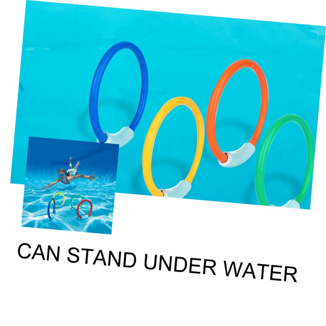 Artibetter Ensemble de 21 Pièces de Bâtons et Anneaux de Plongée en PVC pour Garçon et Filles, Design Lisse, pour Piscine et Apprentissage Plongée sous-Marine Couleur Aléatoire