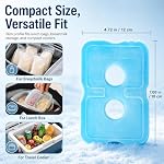 4 Reusable Slim Ice Packs for Lunch Boxes & Coolers - Image 7