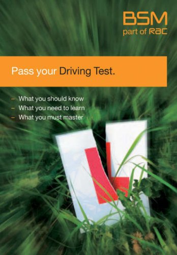 Pass Your Driving Test (Bsm): British School of Motoring: 9780753512098 ...