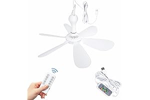 Scooyeees Silent USB Powered Ceiling Canopy Fan