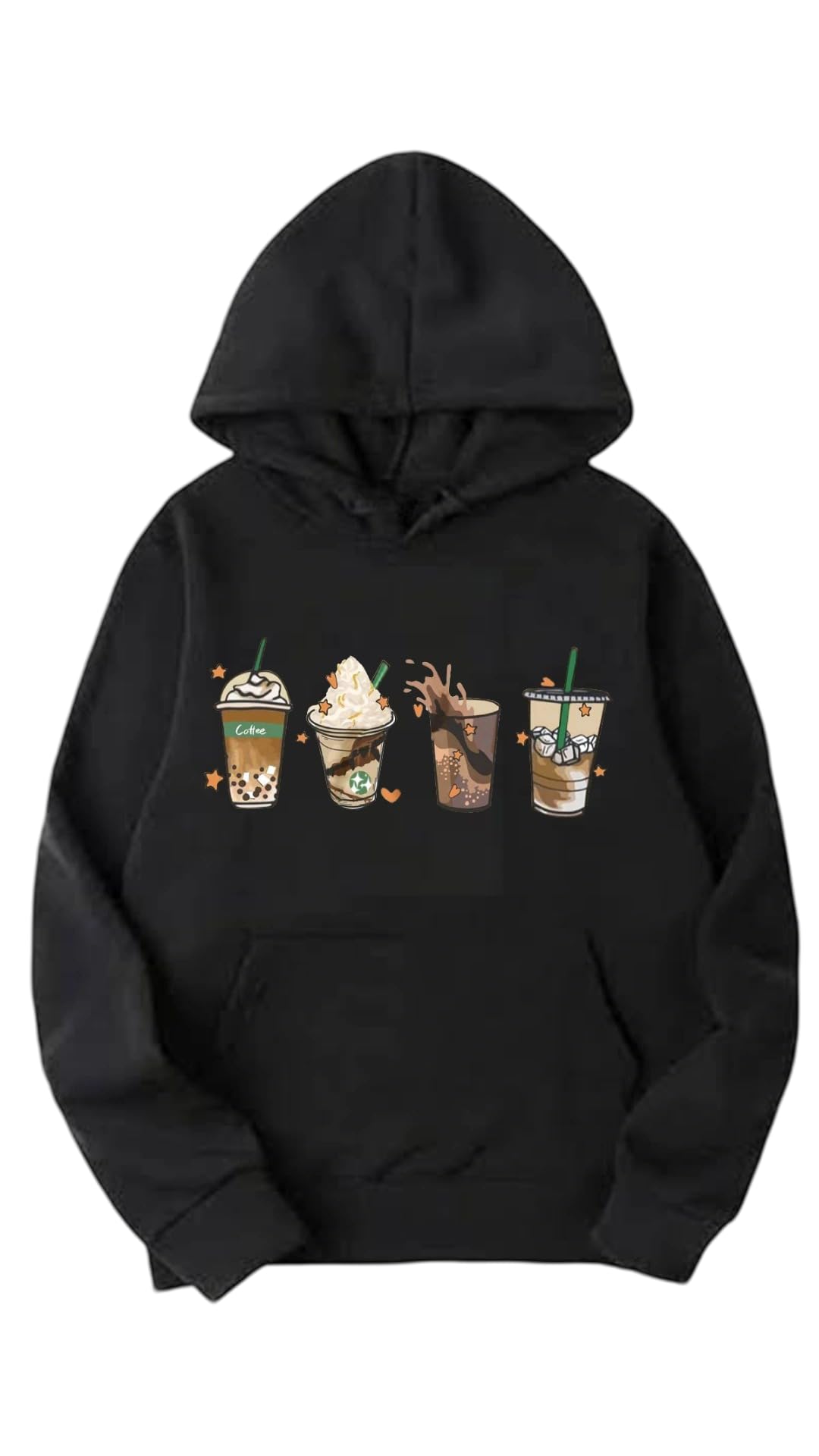 ninfin NinfinMen Hooded SweatshirtBlack,Espresso Coffee Hoodie for Men & Women-picture-18