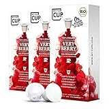 My Tea Cup - TEEKAPSELN VERY BERRY 3 x 10 KAPSELN I BIO-FRÜCHTETEE I 30 Kapseln für Nespresso®³-Kapselmaschinen I 100% industriell kompostierbare & nachhaltige Teekapseln – 0% Aluminium…