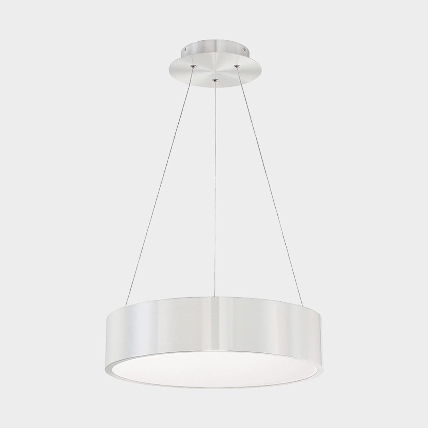 WAC Lighting dweLED, Corso 18in LED Pendant 3000K in Brushed Aluminum