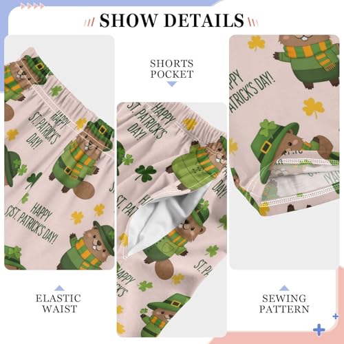 J JOYSAY St. Patrick's Otters Pajamas Pants Soft Long Pajama Bottoms Lounge Sleep Pants Size S-XL4