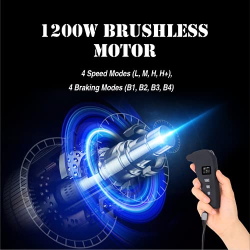 Teamgee H20 Electric Skateboard, 1200W Dual Motors, 7500Mah Batterys, 26Mph Top Speed, 4 Speed Adjustment Longboards (Used) #TOP2