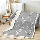 Photo Gallery loussiesd coperta da donna con rami e prugne sherpa per letto, divano in stile cinese, prugna e bossom, coperta in pile, grigio, bianco, crema, floreale, flanella sfocata, singola 150 x 150 cm Photo Gallery loussiesd coperta da donna con rami e prugne sherpa per letto, divano in stile cinese, prugna e bossom, coperta in pile, grigio, bianco, crema, floreale, flanella sfocata, singola 150 x 150 cm
