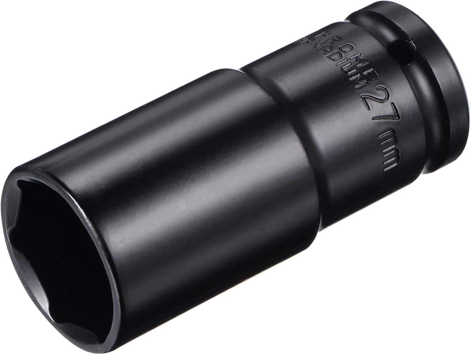 uxcell 1/2" Drive by 20mm Deep Impact Socket, Heat-Treated CR-V Steel 3.15" Length, 6-Point Metric Sizes