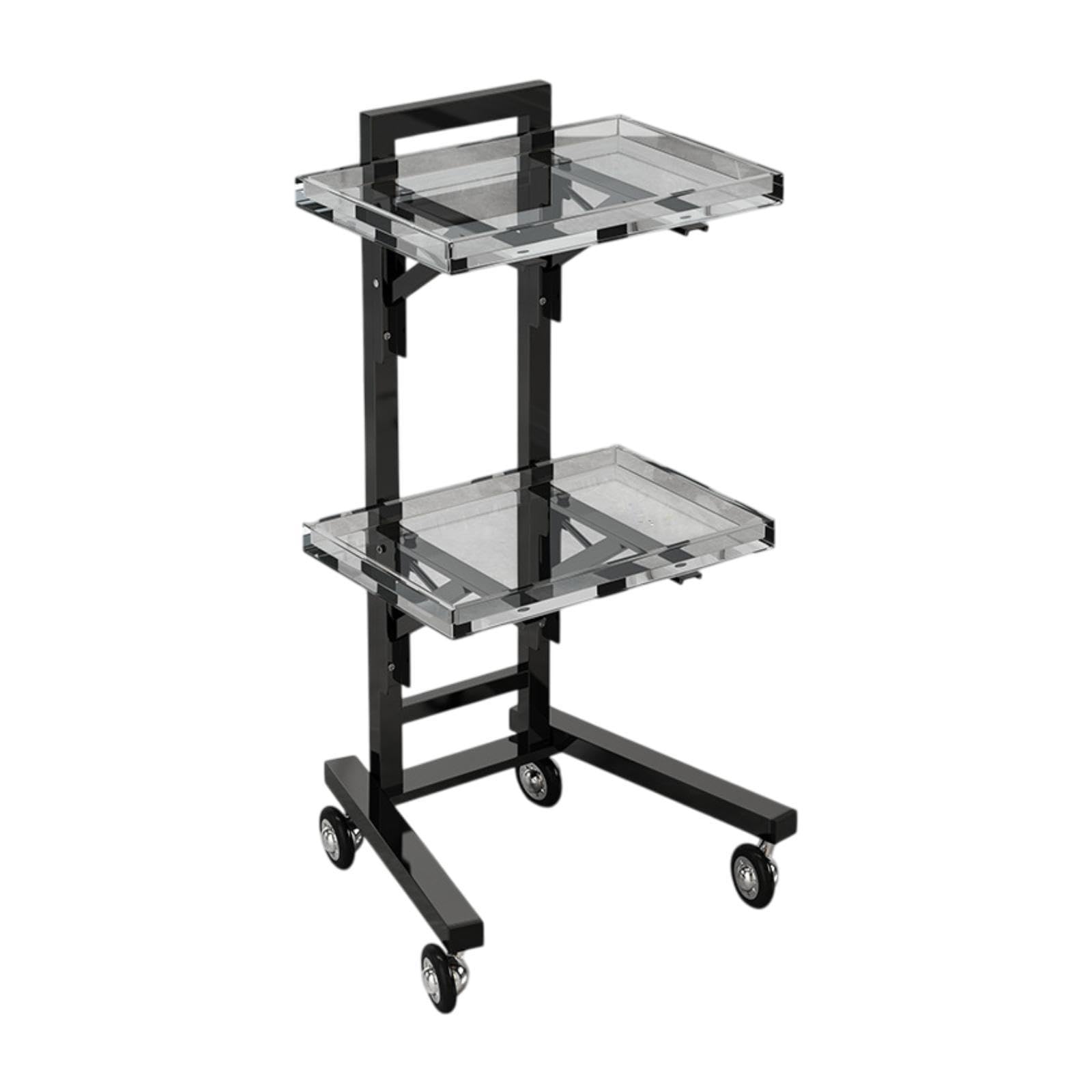 ChuYiElegance Salon Cart with Rolling Tray for Hair Professionals, A