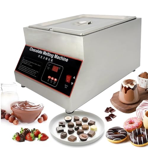 Máquina para fundir chocolate 12 L 500 W acero inoxidable miniatura 1