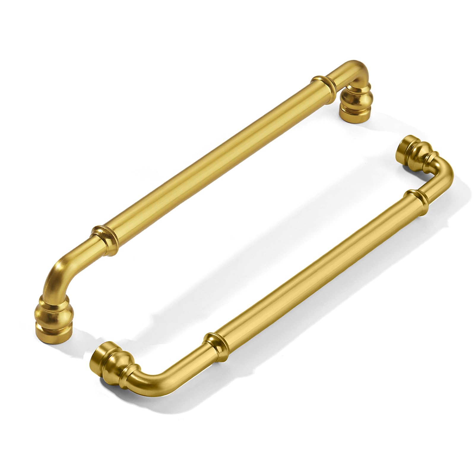 KHTUMEWARE-HD435 Vibrant Brushed Moderne Brass Appliance Pulls CTC 12 in (305 mm)