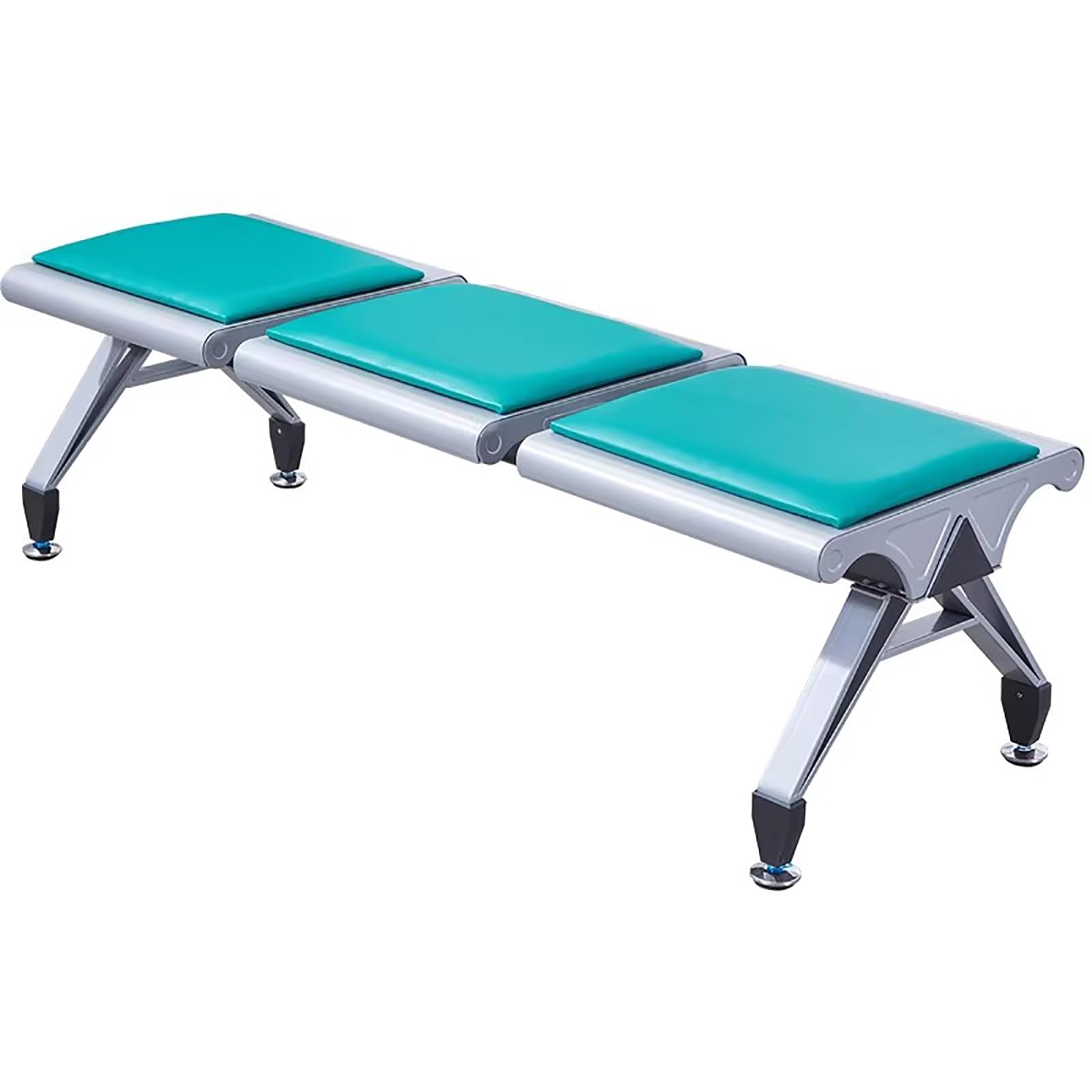 SFSLBFB PU Leather Waiting Room Bench - Stylish Office Guest Seating for Clinics, Airports, Banks & Hospitals - Comfortable, reliable Reception Chair for Enhanced Visitor Experience