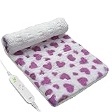 ZXU Heating Pad for Back Pain Relief, Ultra Soft Sherpa Heating Pad for Cramps Relief with 12 Heat Setting and Auto Shut Off Function, Moist Heat Option, Machine Washable, Stay on Electric Heated Pad
