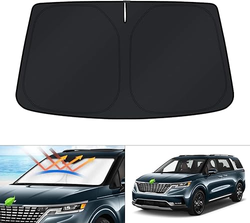 Miniatura 42 de KUST Parasol para parabrisas para VW Volkswagen Golf GTI/e-Golf/Golf R 2013-2020 2021, accesorios para parasol plegable, bloquea tus rayos UV