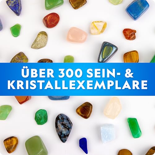 National Geographic Edelsteine-Set mit 300 Steinen und Mineralien – Ansicht 4