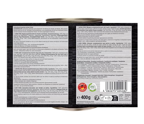 Fleischeslust Steakhouse Ziege Pur, 1er Pack (1 x 820 g)