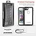 OTBBA iPhone 7/8/SE Waterproof Case, Waterproof Shockproof Snowproof Dirtproof Full Body Protective Underwater Case for iPhone 7/8/SE(Clear)