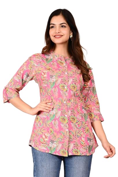 Image of Gudwear Printed Shirt Style Top Women l Stylish Shirt for Girls