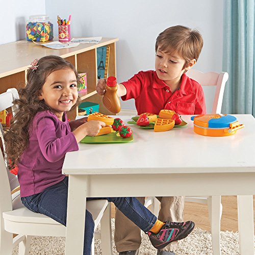 Learning Resources New Sprouts Waffle Time - Breakfast Pretend Play Food Kitchen Toys, Montessori Educational Game, Fine Motor Skills, Gifts for Boys and Girls by Learning Resources - Image 8
