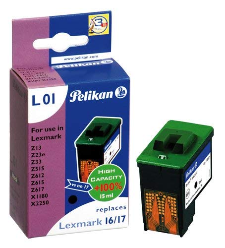Preisvergleich Produktbild Pelikan Druckerpatrone L01 ersetzt Lexmark 10N0016, Schwarz