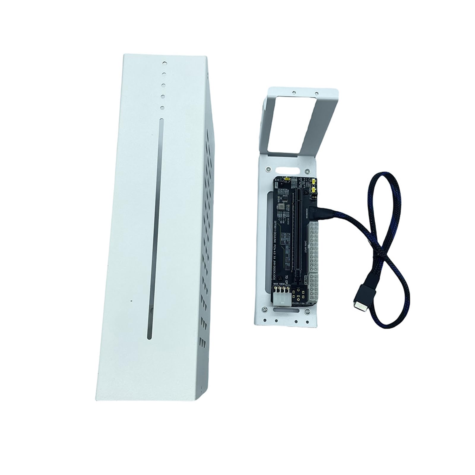 Generisch Supporto per laptop EGPU esterno, con scatola in metallo bianco