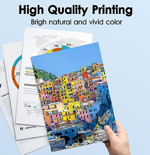 822XL Remanufactured Ink Cartridge Replacement for Epson 822XL Ink Cartridges 822 822 XL for Workforce Pro WF-3820 WF-3823 WF-4820 WF-4830 WF4833 Printer (Black Cyan Magenta Yellow, 5 Pack) - Image 4