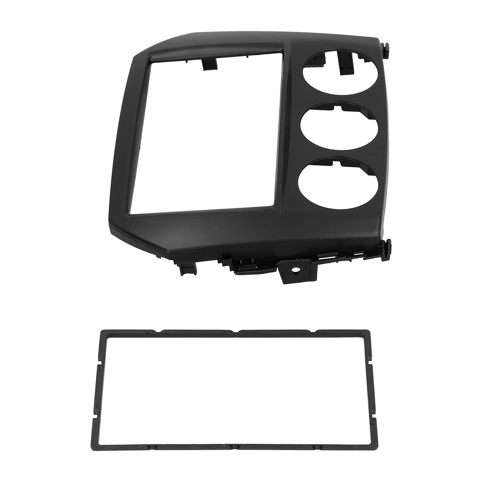 Kit de Tableau de Bord Radio Double DIN, Remplacement de Garniture de Panneau de Tableau de Bord Radio Stéréo 2Din pour MX-5 Miata 2005-2015