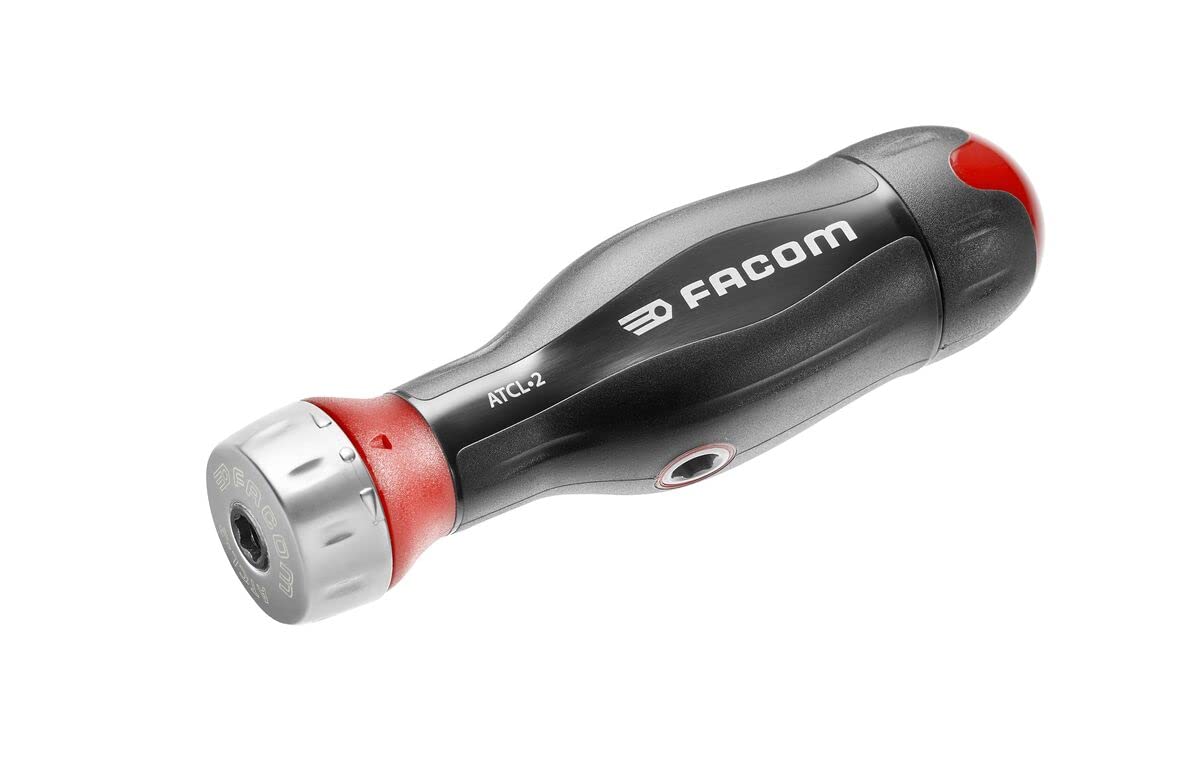 FACOM ATCL.2A2PB Protwist - Juego de destornilladores 3 en 1 y juego mixto de 28 puntas - Mango ergonómico de doble material - Trinquete de 45 dientes