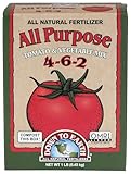 Down To Earth All Natural Fertilizers Organic All Purpose Tomato & Vegetable Mix - Plant Food for Tomatoes, Peppers, Herbs and Flowers 4-6-2, 1 lb