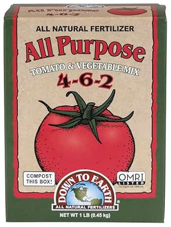 Down To Earth Organic All-Purpose Fertilizer, 4-6-2, 1 lb