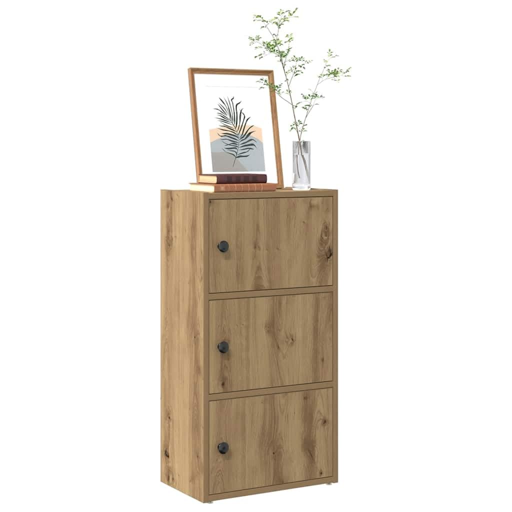 Generisch Regał na książki dąb Artisan 40 x 24 x 77 cm materiał