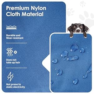 Portable dog bed mat for large dogs 36 2 x23 inch washable dog crate pad soft fluffy kennel sleeping mattress for outdoor indoor waterproof and wear resistant large   cucciolini doodles