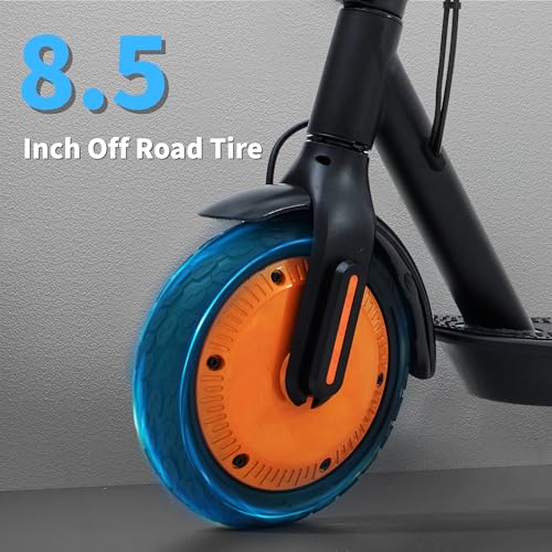 Image of Electric Scooter, 8.5'' /10'' Soild Tires, 350W /500W /750W Motor, Dual Suspension, 15.5 /21 MPH Top Speed, 12-15-25-30 Miles Long Range, Dual Braking, Folding, Commuting, E Scooter for Adults Teens
