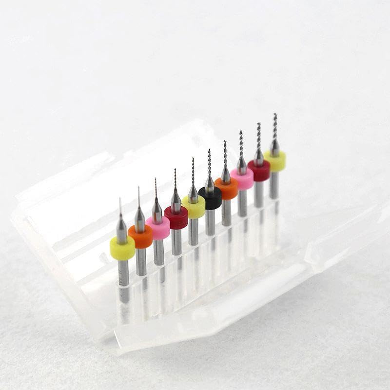 Dremel için 0.3-1.2mm PCB Tungsten Karbür 10 lu Mikro Matkap Ucu Set - Görsel 5