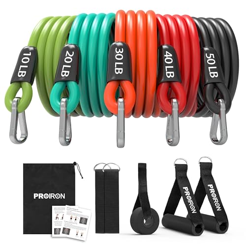 PROIRON Resistance Bands, Anti-Breakage Exercise