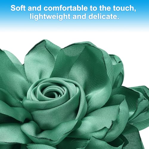 Image of PATIKIL Rose Flower Hair Clips, Fabric Brooch Pins for Women Wedding Party Dance Dress Clothes Accessories Valentine's Day Gifts