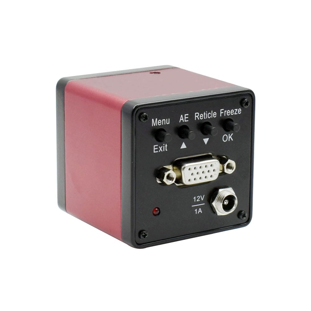 Cámara de microscopio VGA de 5MP Cámara Digital de microscopio Industrial HD y Lente de Montura C 300X para Reparar Soldadura por PCB