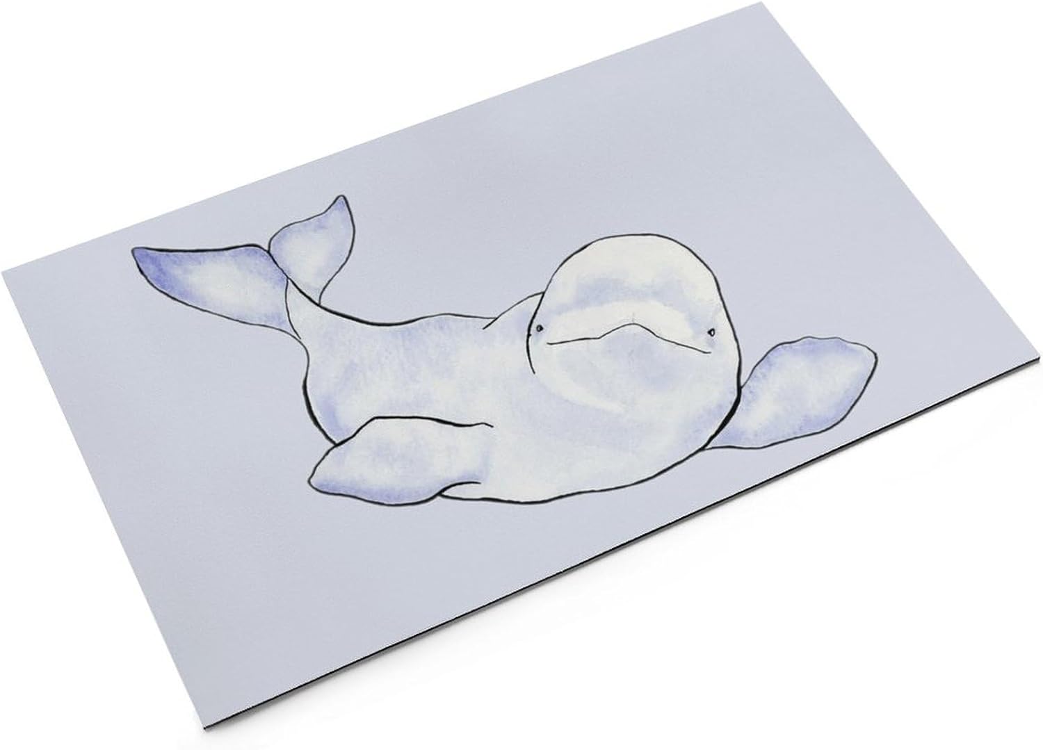 Beluga Wave Pet Feeding Mat Dog Cat Food Placemats for Water Bowl Non Slip
